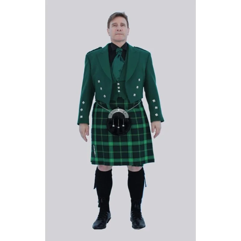 Green Prince Charlie Kilt outfit
