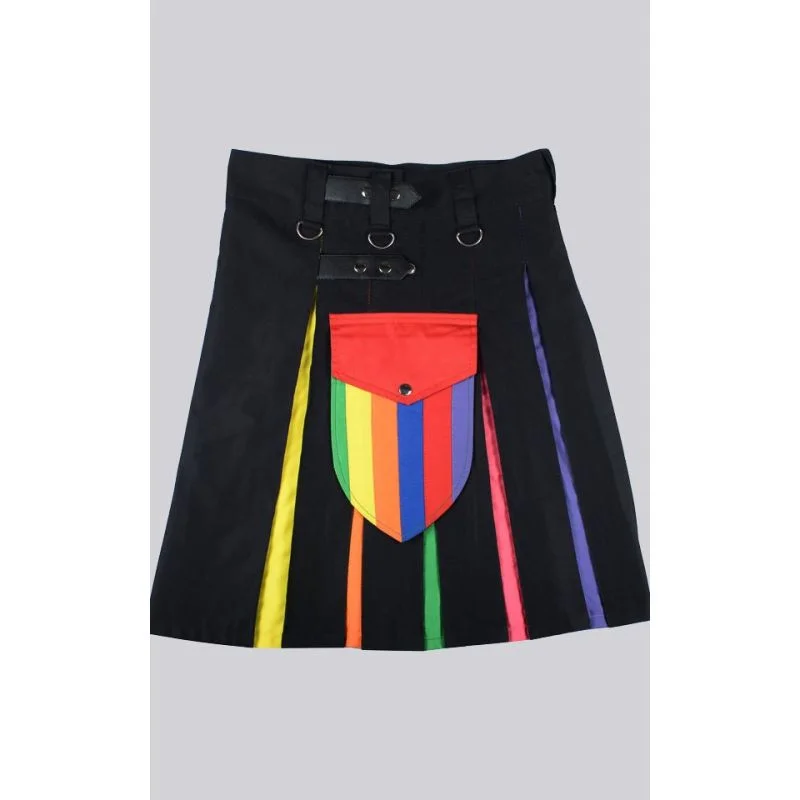LGBT Pride Kilt, Hybrid Utility Kilt, Men's Kilts