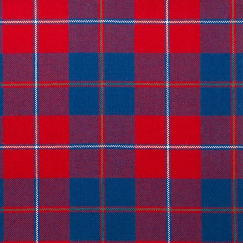 Galloway Red Modern Tartan Fabric