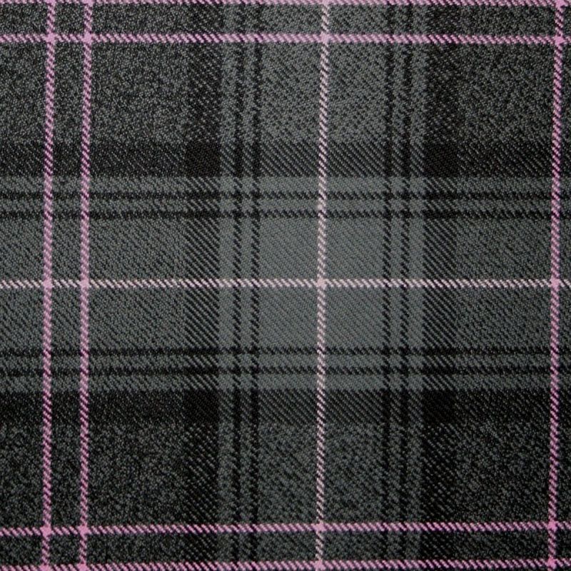 Highland Granite Pink Tartan Fabric