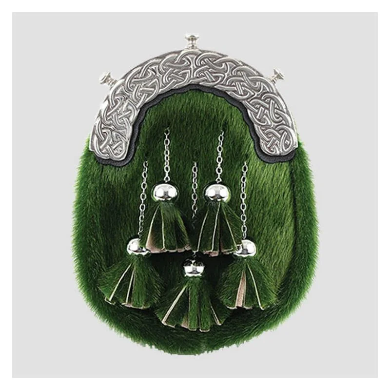 Seal Green Sporran for Kilt