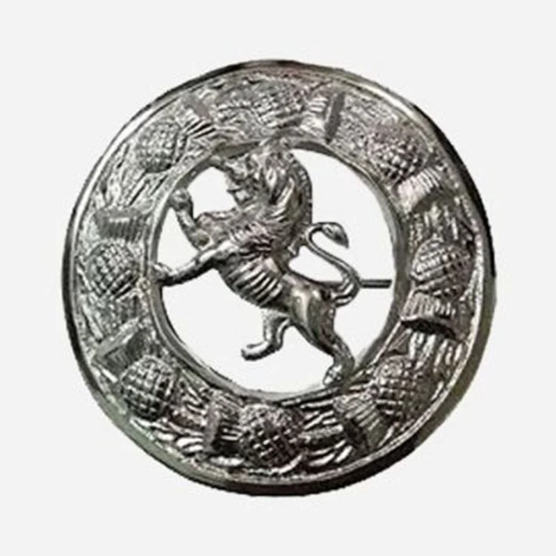 rampant lion kilt brooch, plaid brooches,