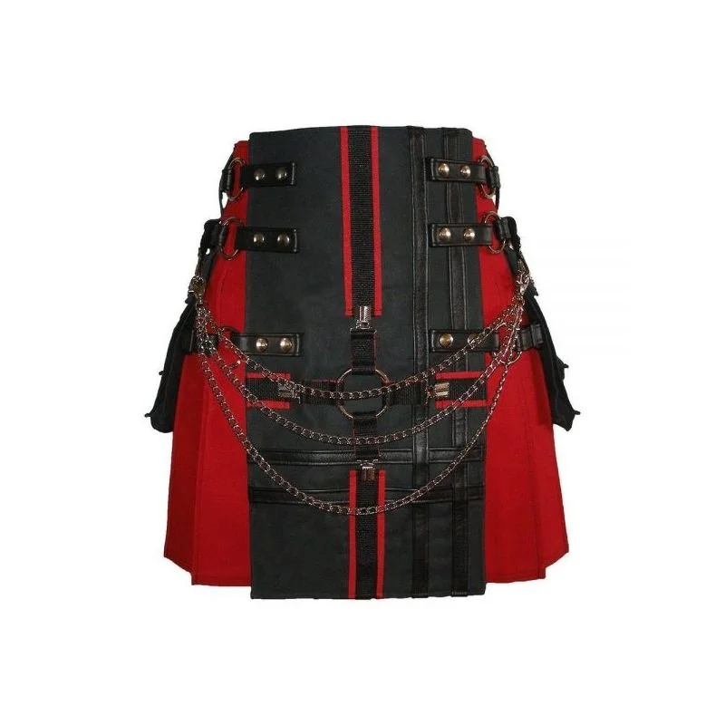 Compatible Tartan Cross Utility Kilt