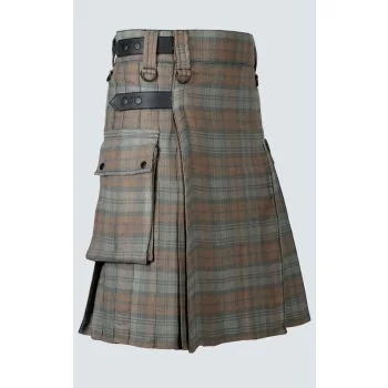Cargo Utilty Tartan Kilt