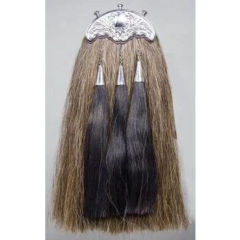 Long Horse Hair Sporran With 5 Tassel