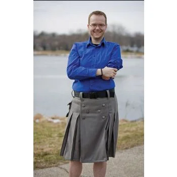 Cargo Utility Kilt With Dual Pockets
