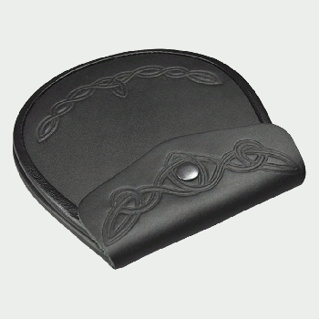 Celtic Knot Detail Leather Sporran