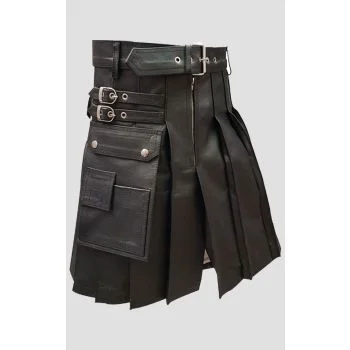 Leather Gladiator Utility Kilt