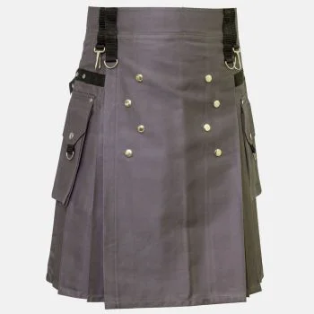 Grey Utility Sports Kilt