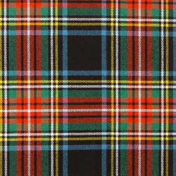 Stewart Black - Ancient - Tartan Fabric