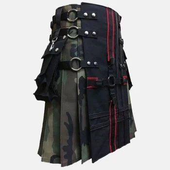 Camouflage Gothic Utility Kilt