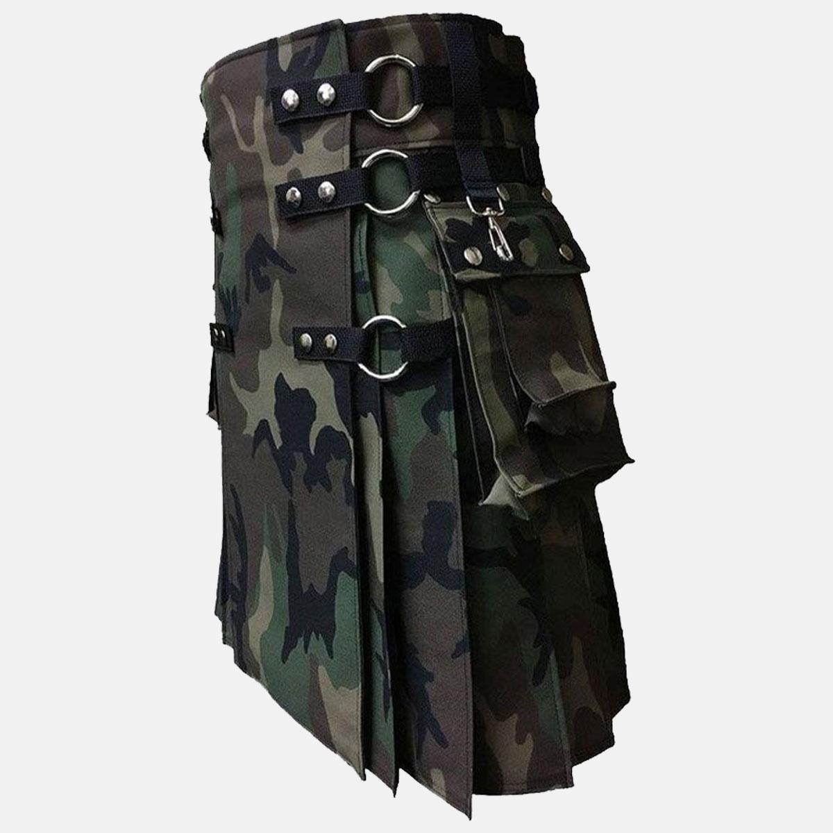 Woodlcamouflage Gothic Kilt