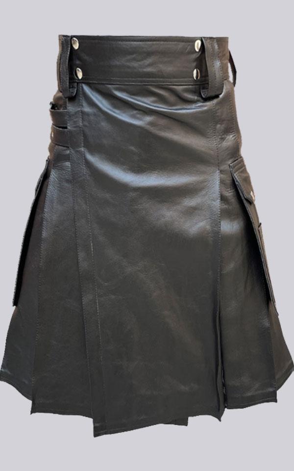 Leather Fashion Kilt