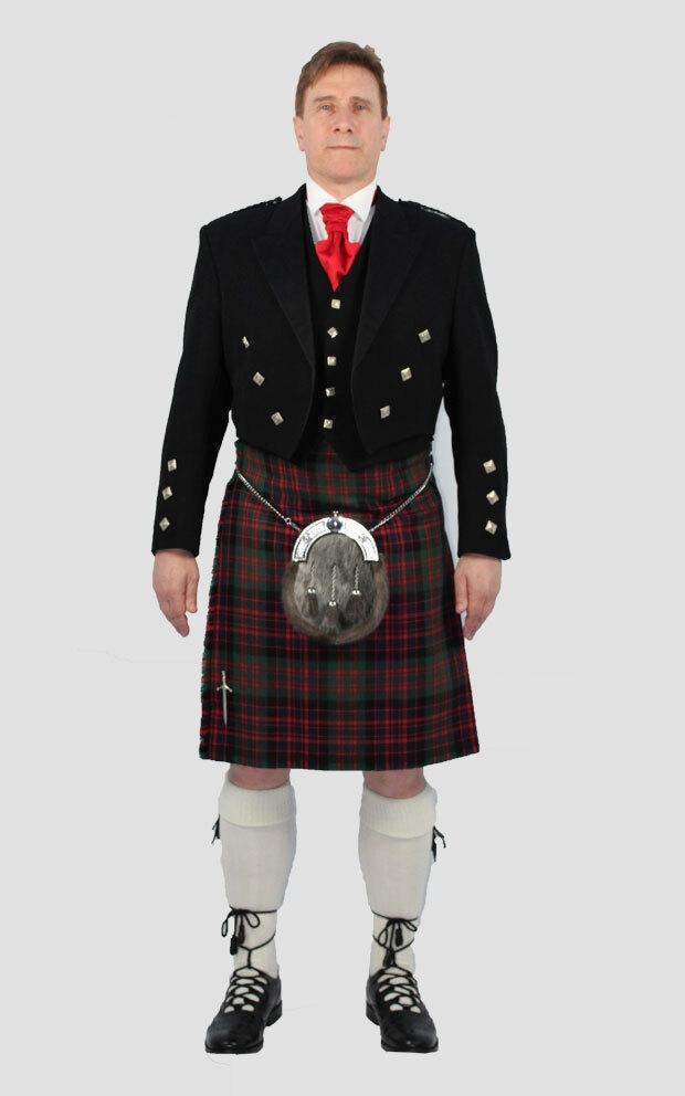 Prince Charlie Kilt Outfits 5 botton Vest