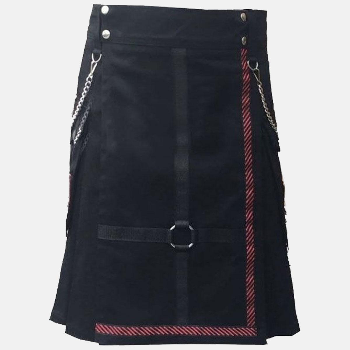 Standard Black Utility Kilt