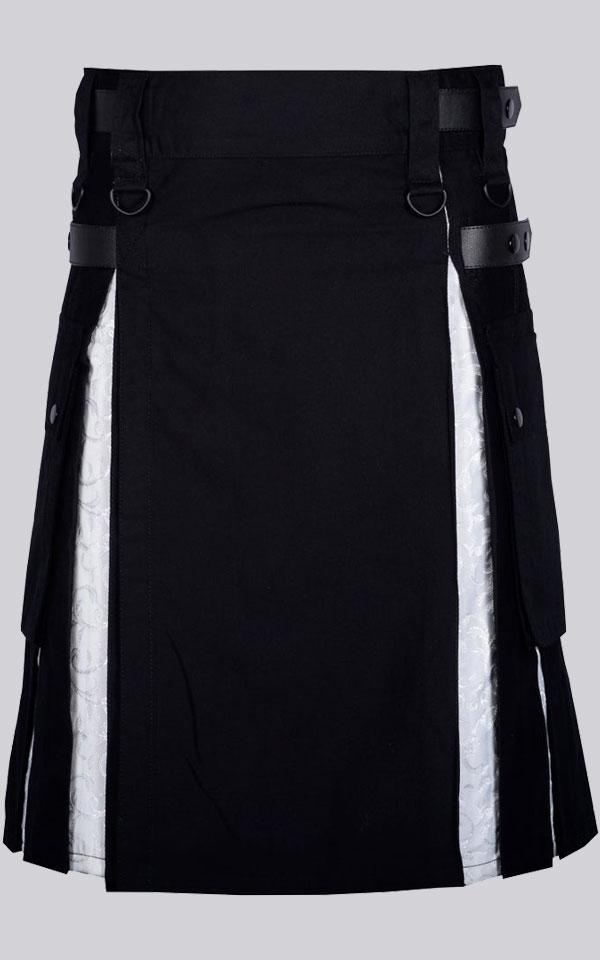Black Gothic Kilt Skirt
