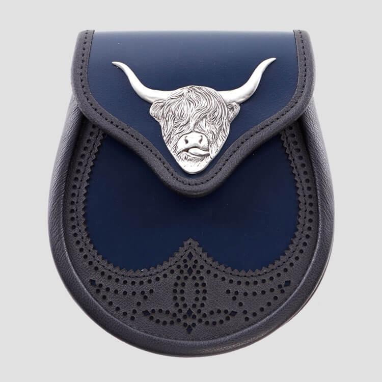 Navy Matt Dress Sporran