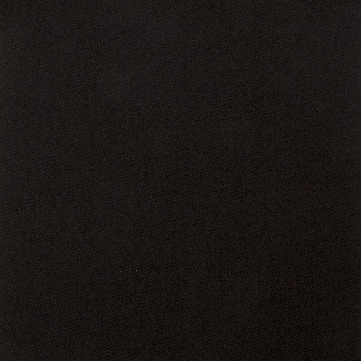 Black - Modern Plain Coloured - Tartan Fabric