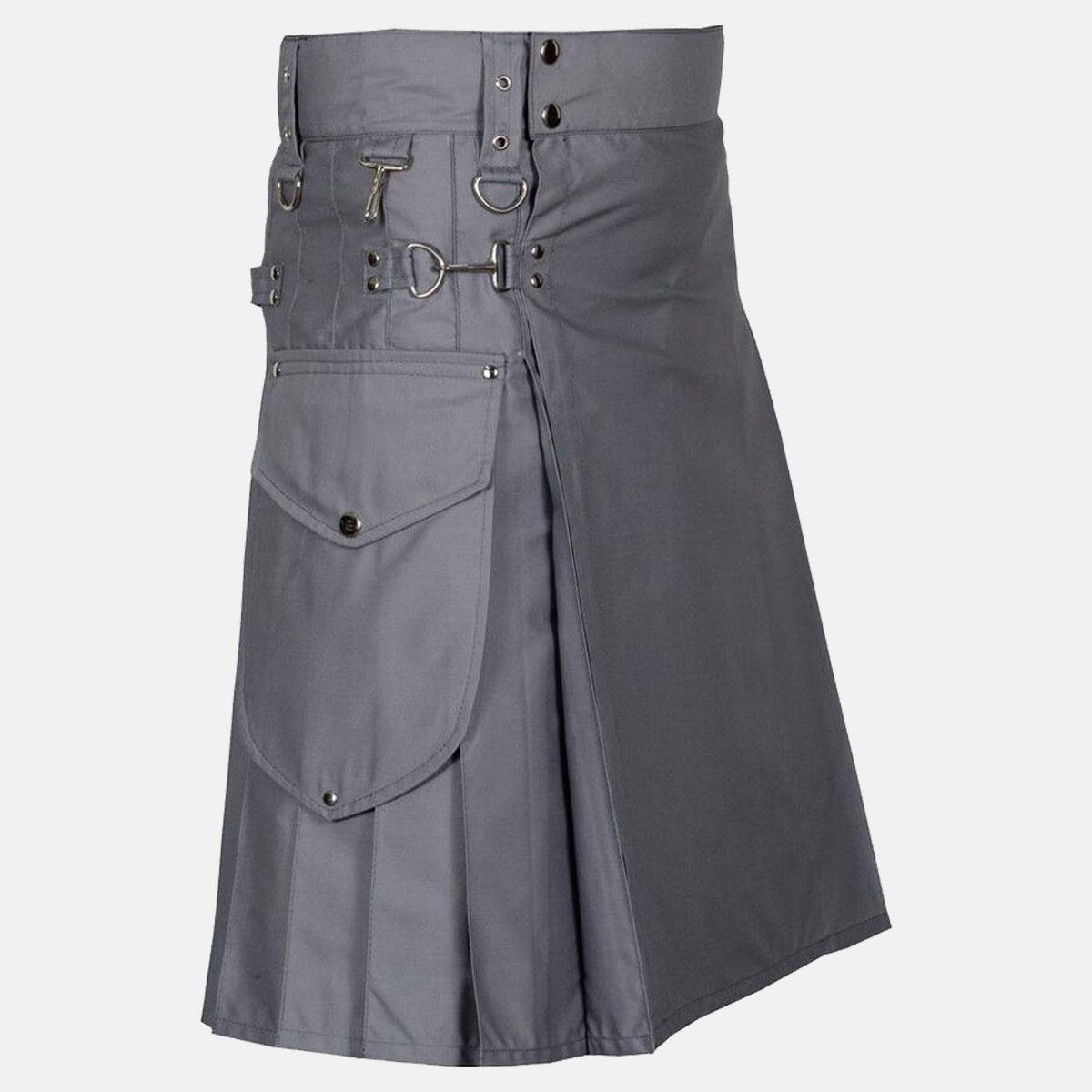 Grey Sport Kilt