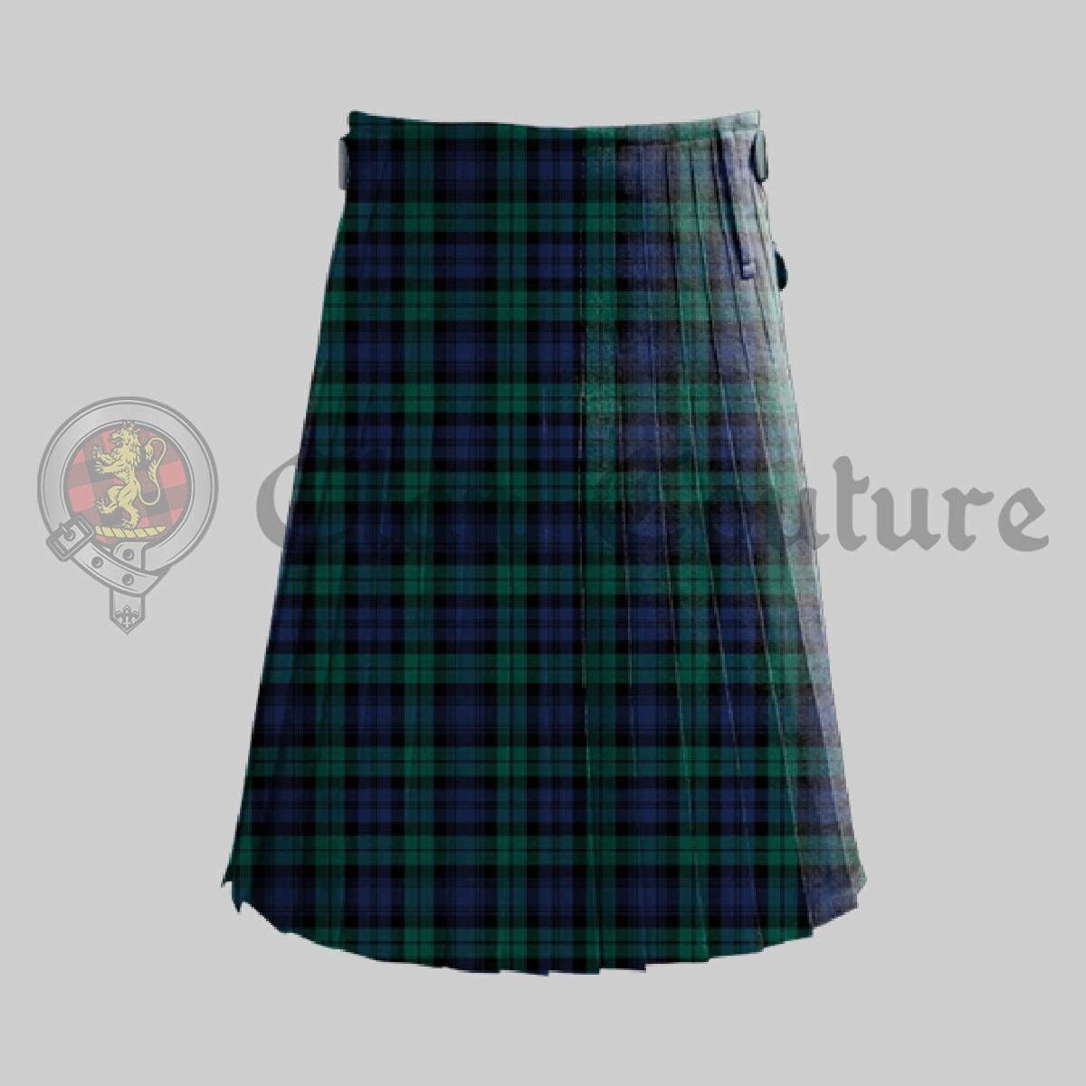 Black Watch Modern Tartan Kilt, Kilt For Men, Scottish kilt