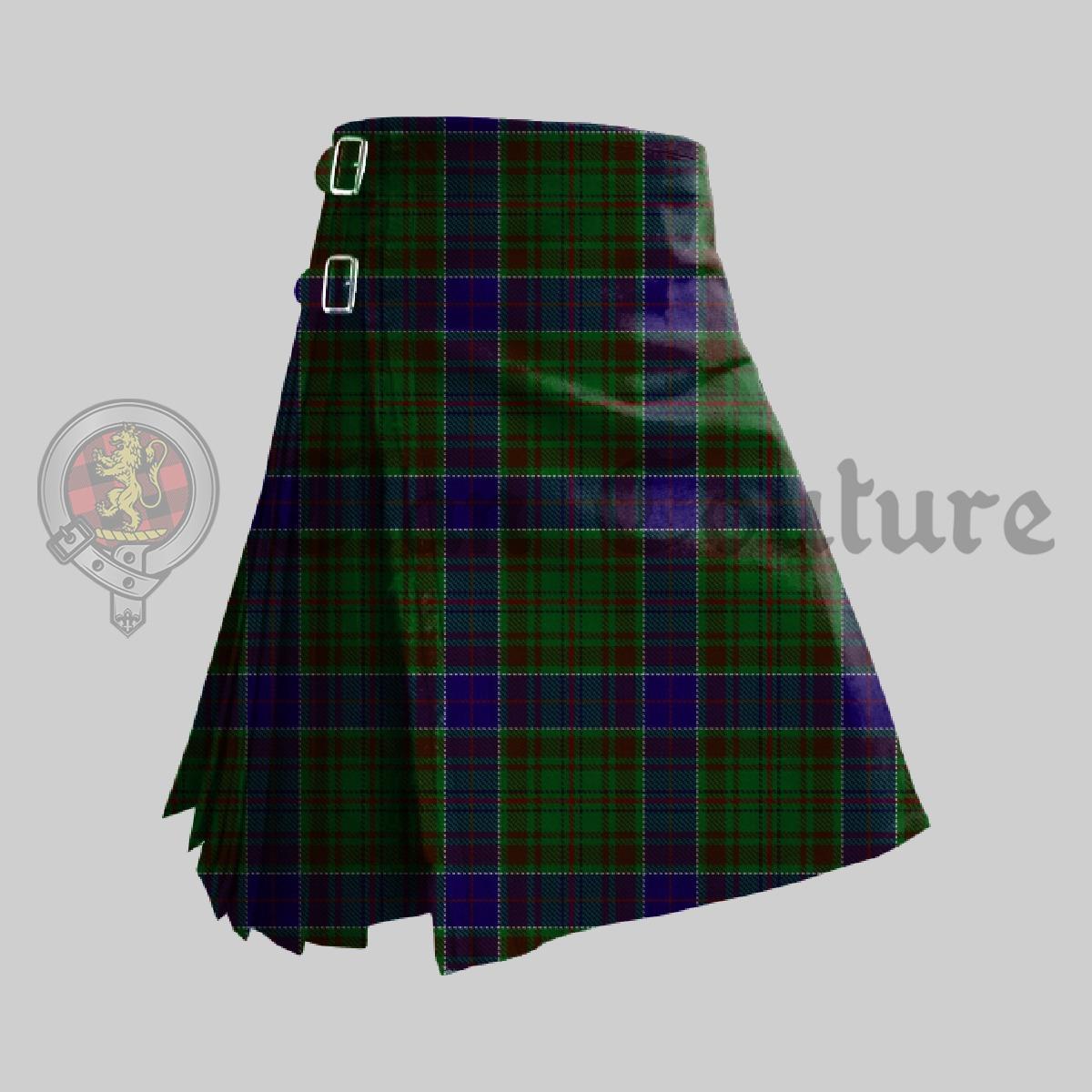 adam tartan kilt, clan couture, kilt for men