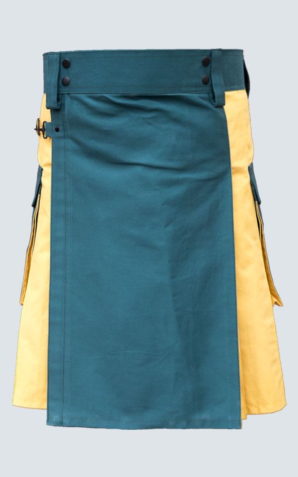 Green Yellow Hybrid Kilt
