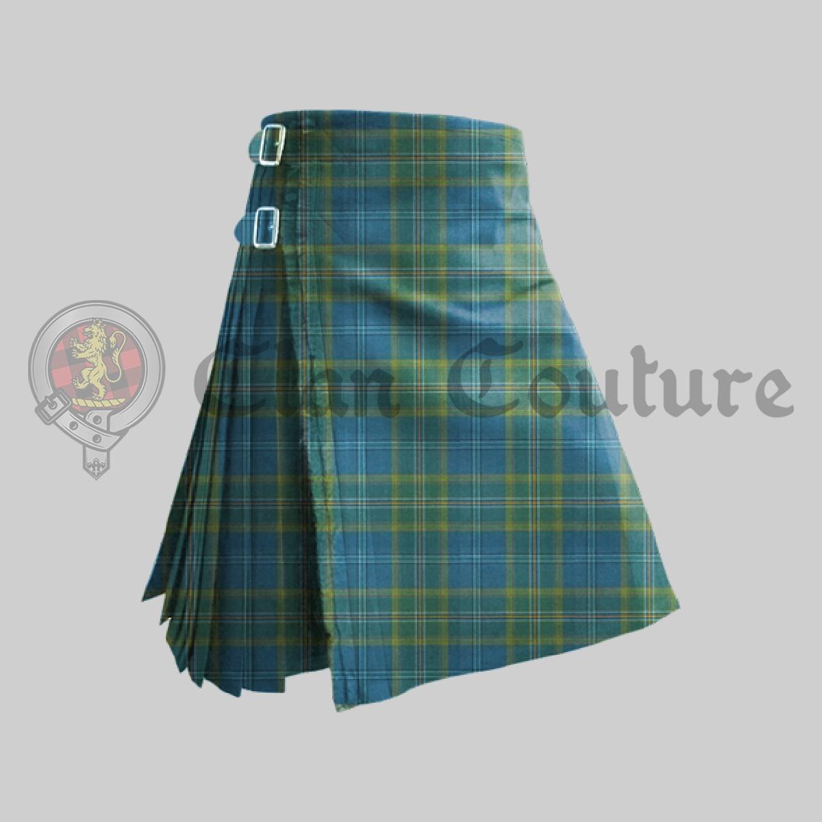 All Ireland Blue Irish Kilt, tartan kilt
