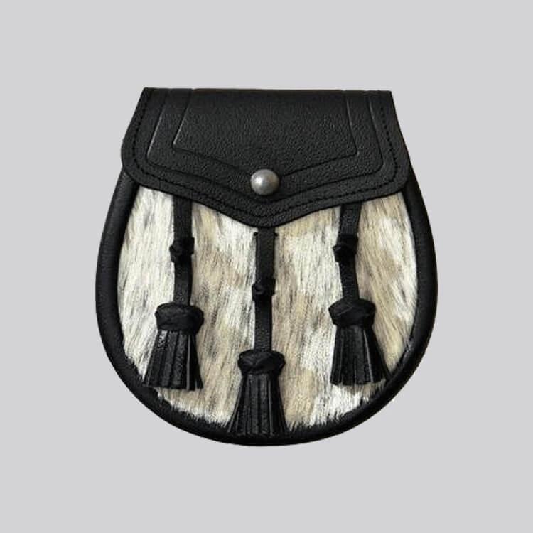 Natural Calfskin Classic Leather Tassel Sporran