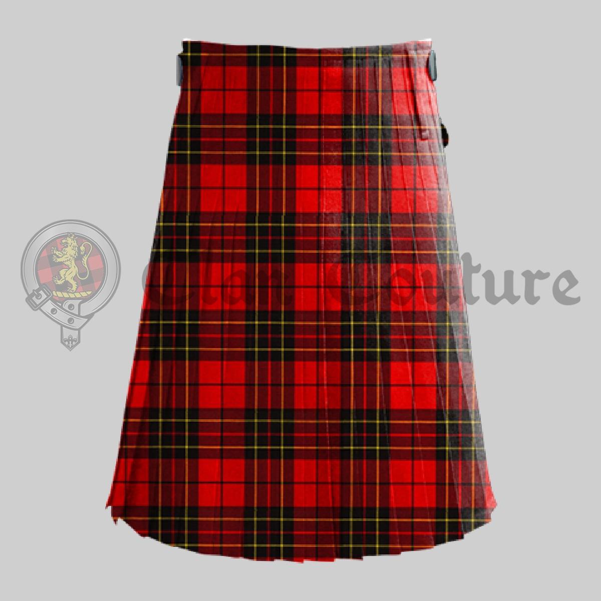 Brodie Modern Tartan Kilt, Brodie Red Tartan Kilt, Wedding Kilt