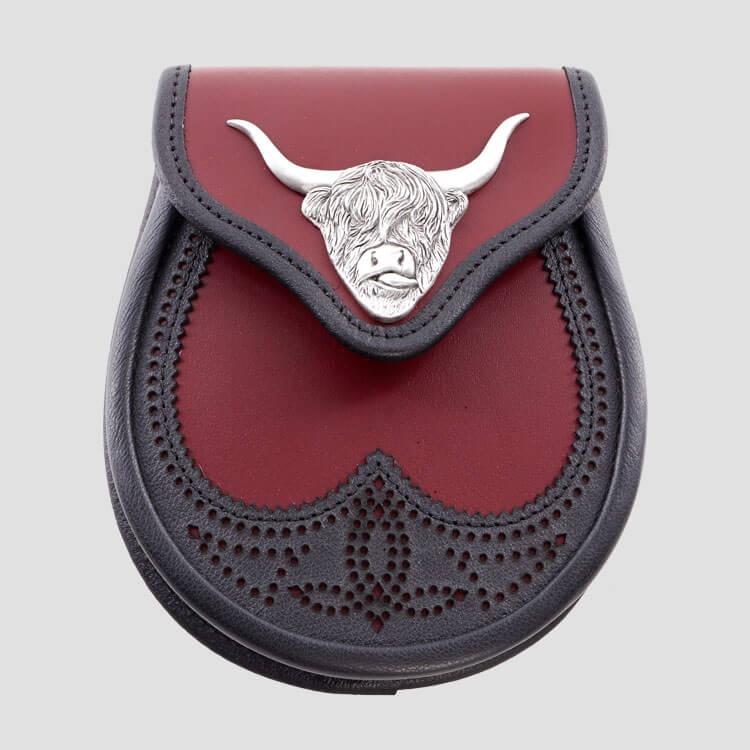 Black Matt Highl sporran