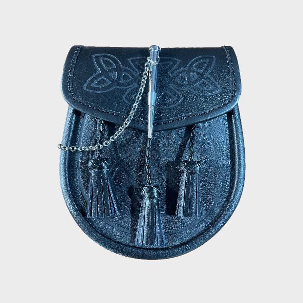 Black Leather Sporran