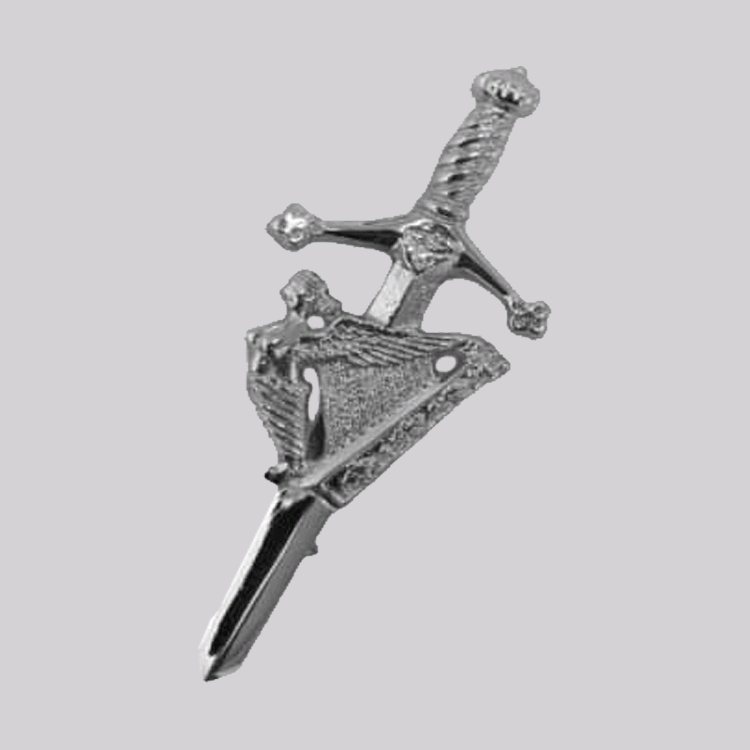 Irish Harp Kilt Pin