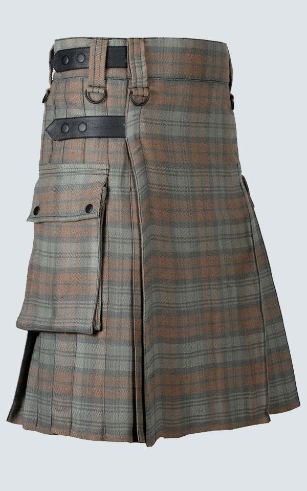 Cargo Utilty Tartan Kilt