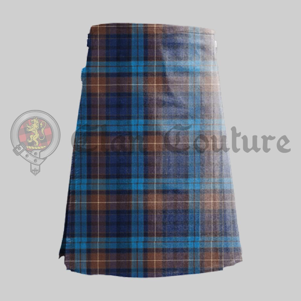 Buchanan Blue Tartan Kilt, Kilt For Men, Scottish Wedding kilt