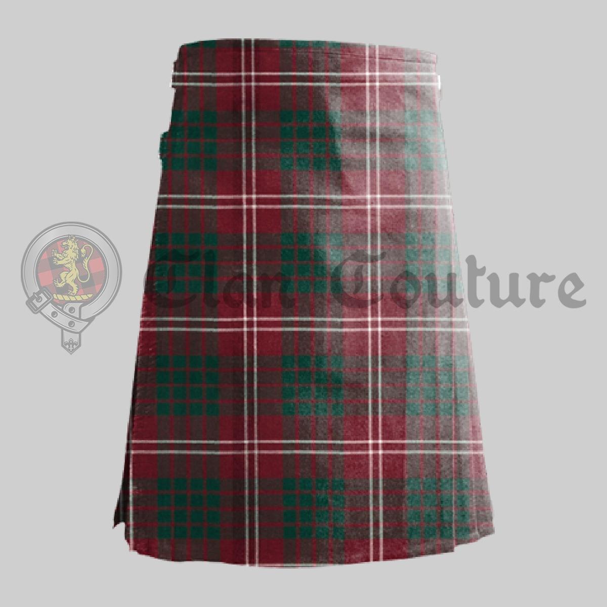 Crawford Modern Tartan Kilt, Wedding Tartan Kilt , Kilt For Men