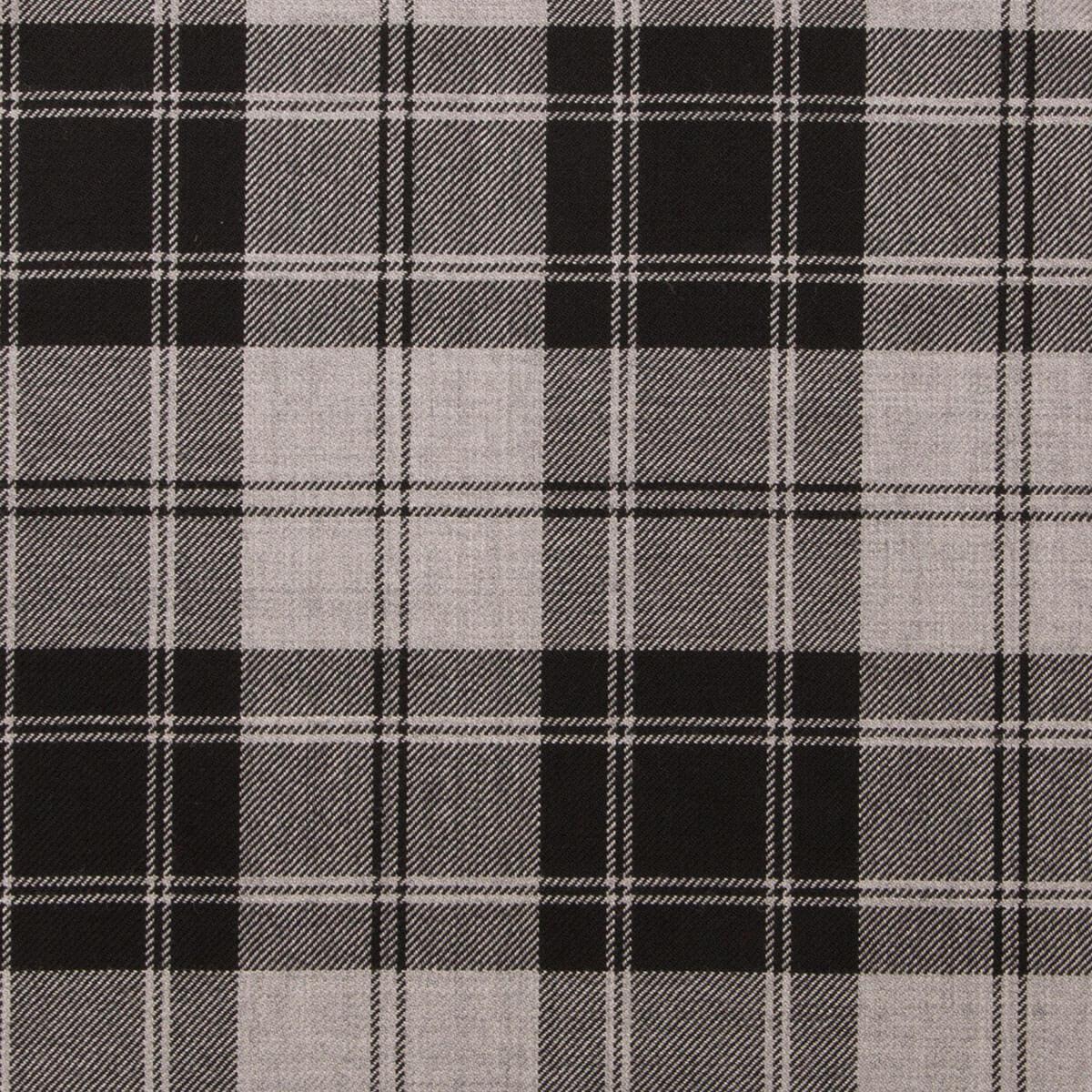 Douglas Grey Tartan Fabric