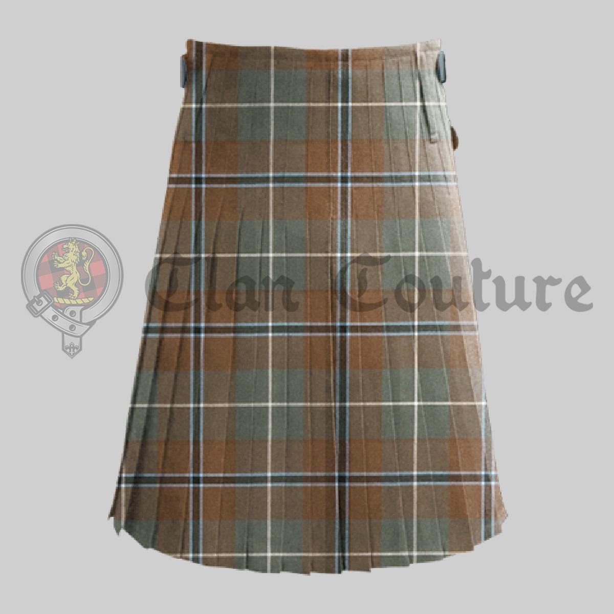 Douglas Weathered Tartan Kilt, Scottish Wedding Wear, Kilt For Men