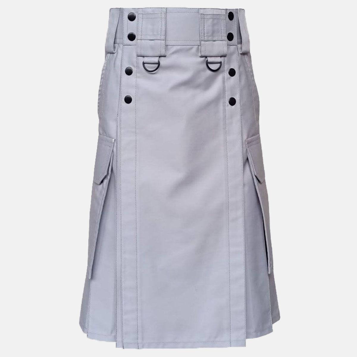 White Utility Kilt