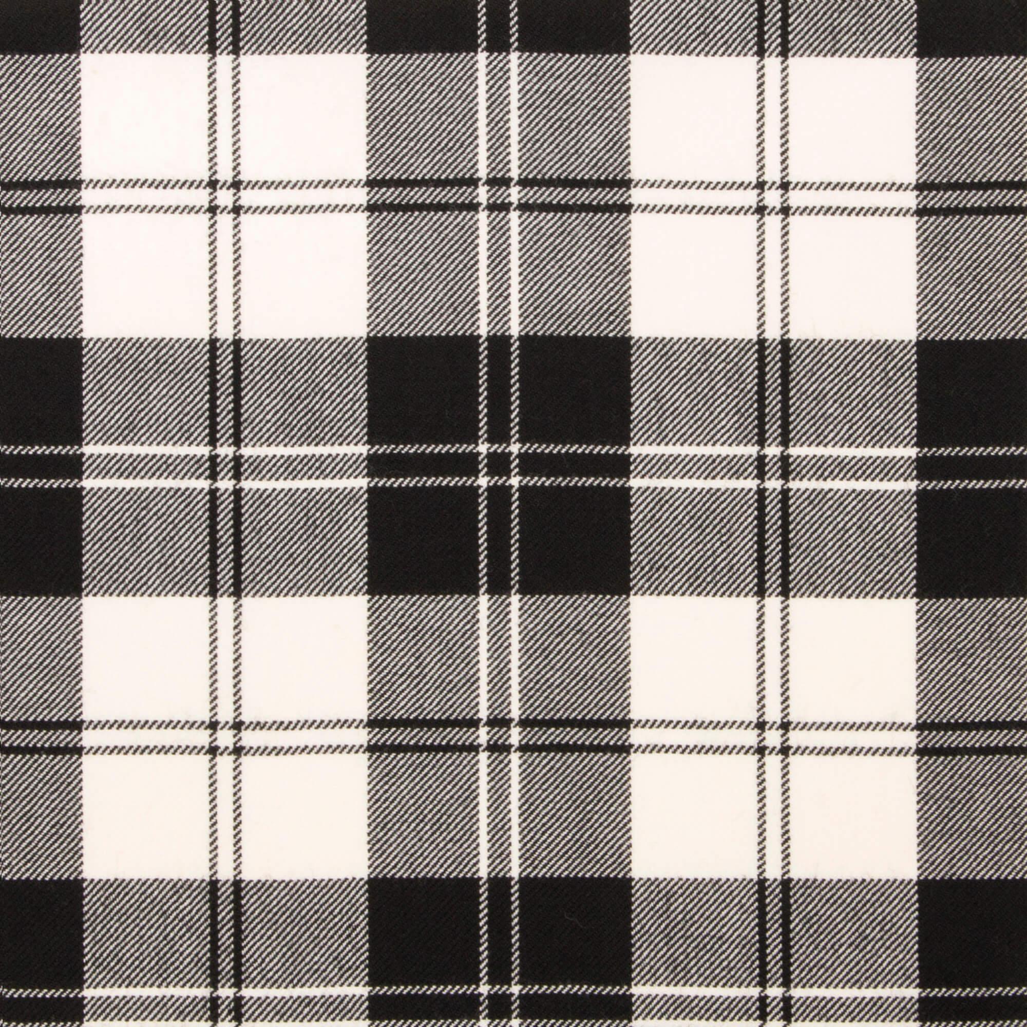 Erskine Black & White Tartan Fabric