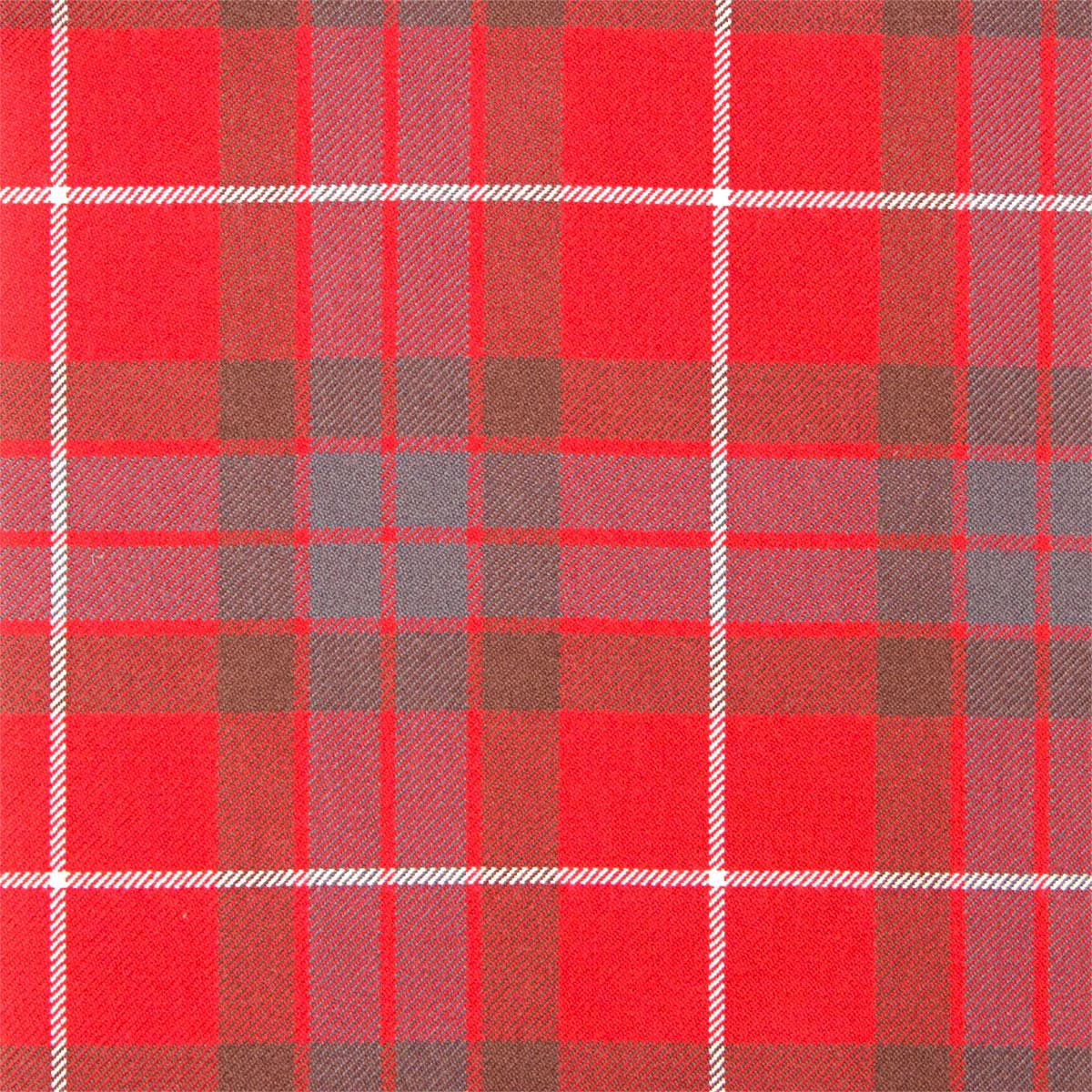Fraser Red Weathered Tartan Fabric