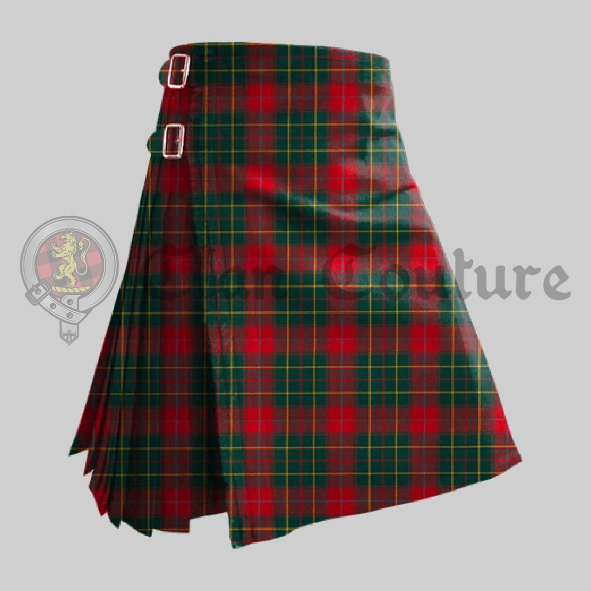 Burnett Modern Tartan Kilt, Unisex Tartan Kilt, Kilt For Sale