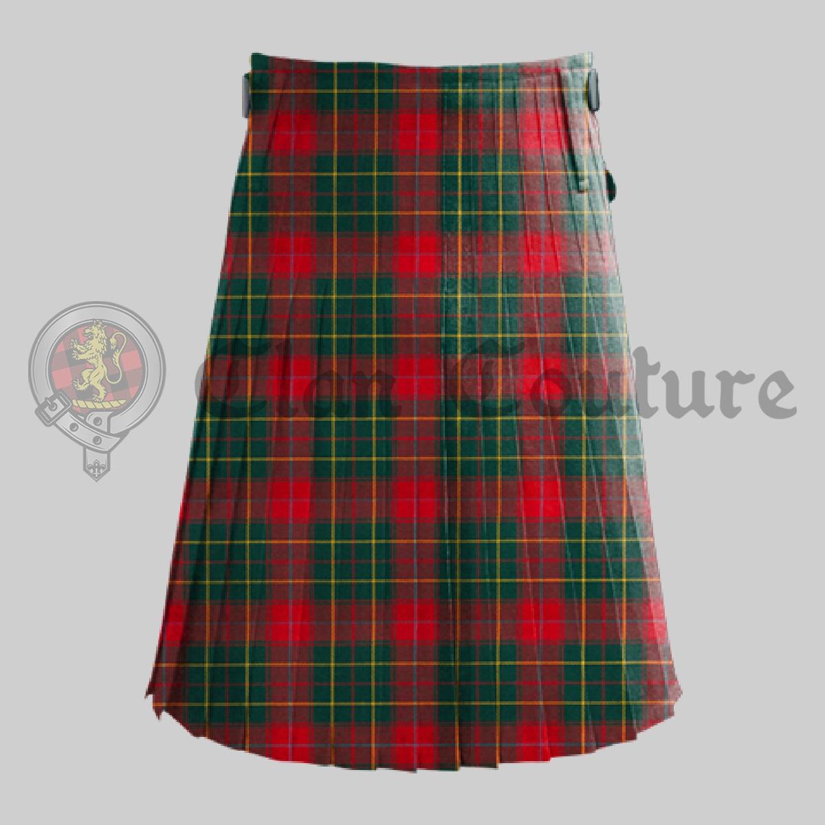 Burnett Modern Tartan Kilt, Unisex Tartan Kilt, Kilt For Sale