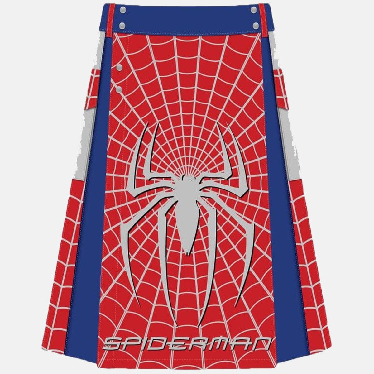 Spiderman Kilt For Men