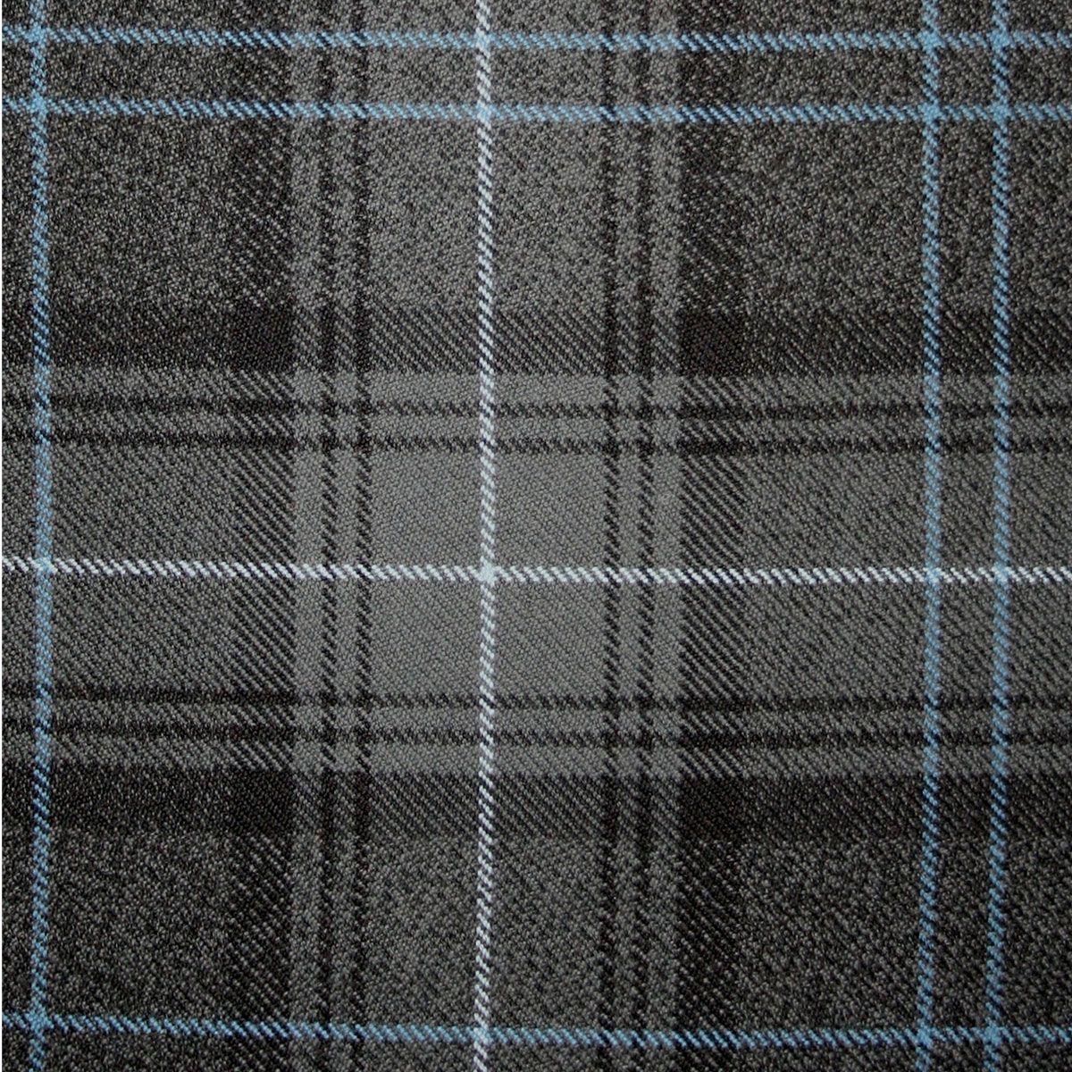 Highland Granite Blue - Tartan Fabric