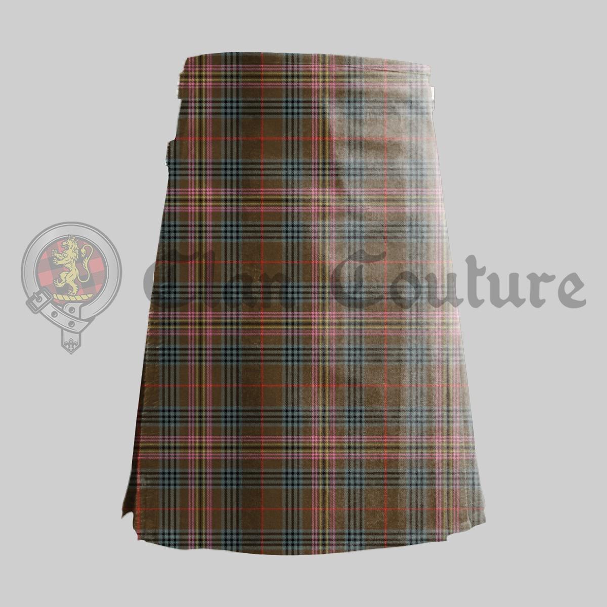 Kennedy Weathered Tartan Kilt, Kilt For Men, Scottish Wear