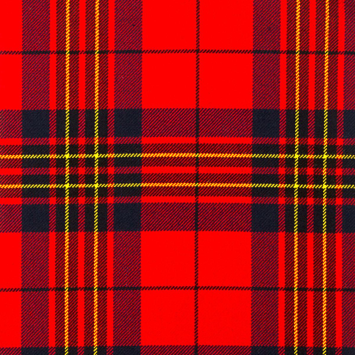 Leslie Red Modern Tartan Fabric