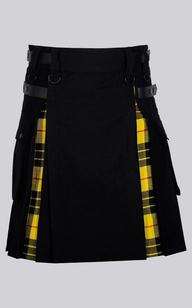 Black Hybrid Kilt