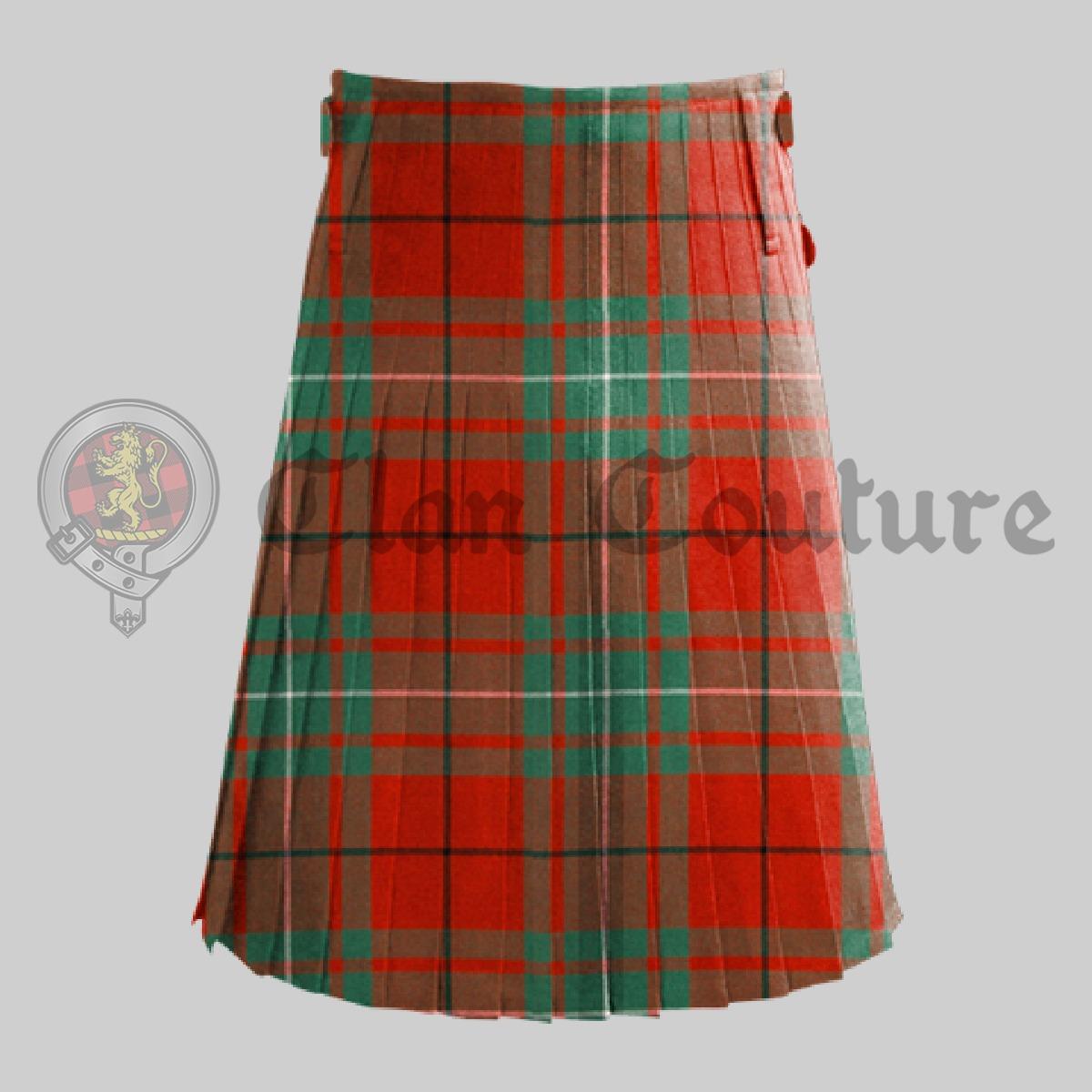 MacAulay Red Ancient Tartan Kilt,  Kilt For men , Heritage Wear