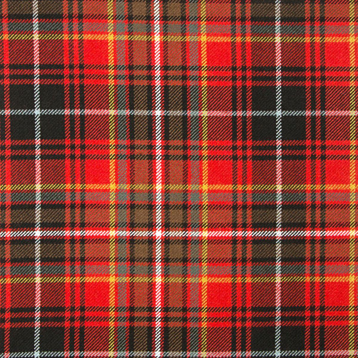 MacInnes Red - Weathered - Tartan Fabric