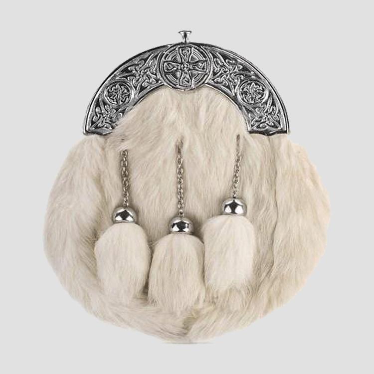 White Rabbit Celtic Cross Sporran